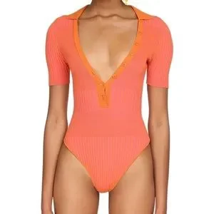 【関税込み】JACQUEMUS ピンク Le Body Mentalo ボディスーツ JACQUEMUS Le body Mentalo | REVERSIBLE
